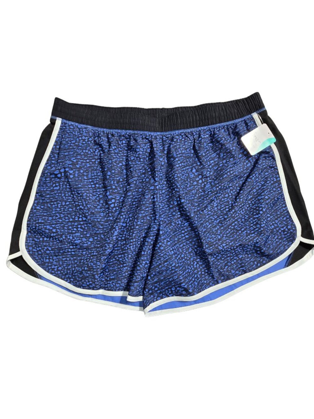 NWT | JMS Just My Size Active Blue Digital Print Mesh Side Running Shorts | 3XL